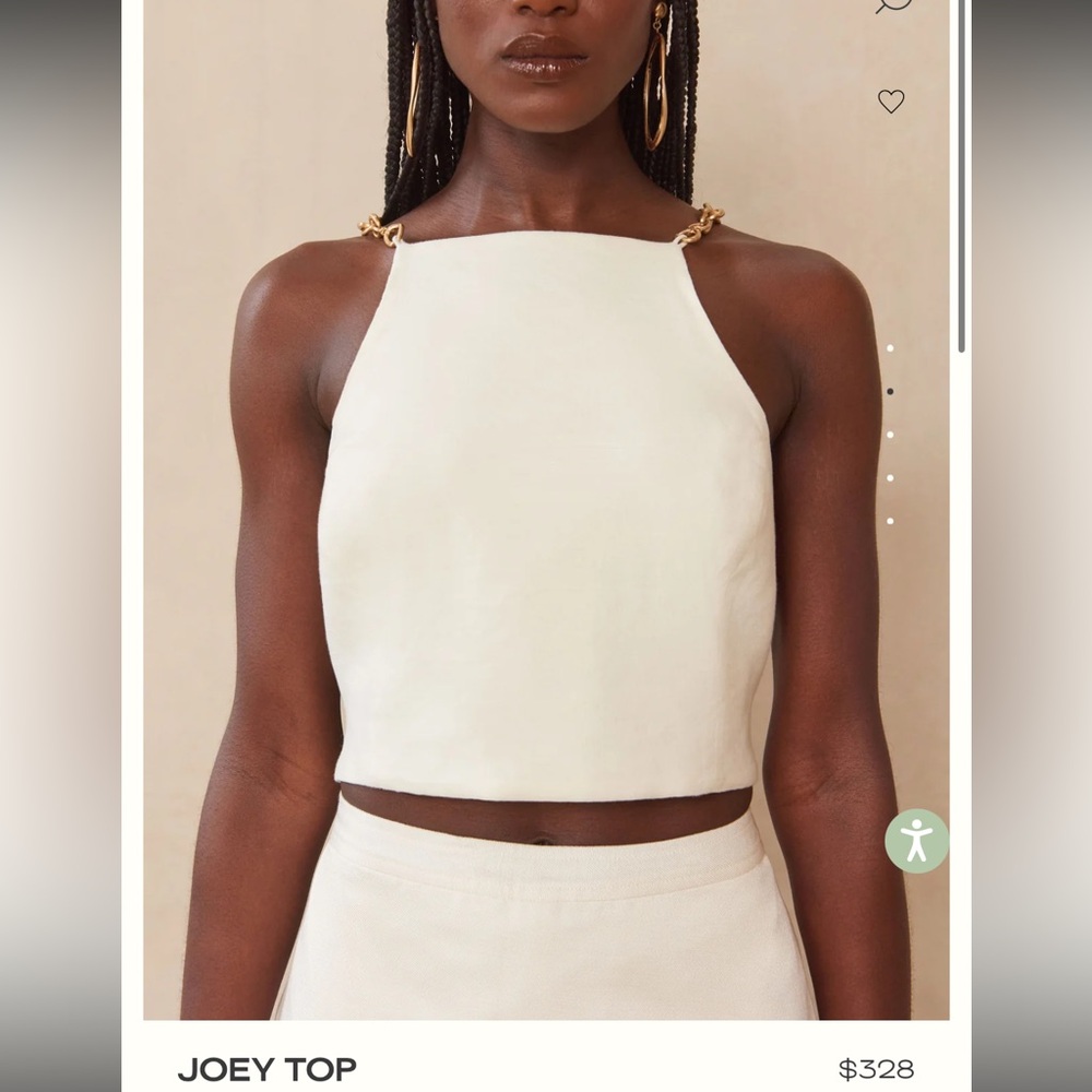 NWT CULT GAIA JOEY CHAIN TOP